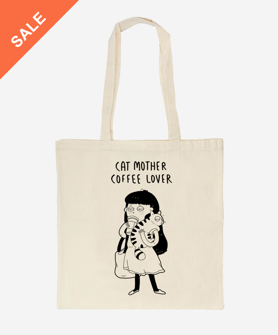Cat Mother Tote Bag