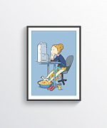 Office Vacations Print